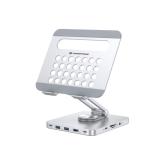 Stand tableta cu docking station Conceptronic DONN26G, Grey