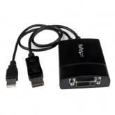 Adaptor Startech DP2DVID2, Displayport - DVI - USB, Black