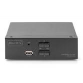 Switch KVM Digitus by Assmann DS-12851, Black