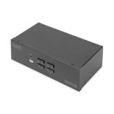 Switch KVM Digitus by Assmann DS-12883, Black