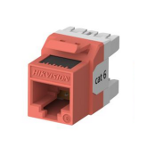 Cupla Hikvision DS-1CK6U180T ORANGE, Cat. 6, Keystone, 50 bucati