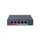 Switch Hikvision DS-3E1105P-EI/M, 4 porturi, PoE