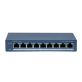 Switch Hikvision DS-3E1309P-EI(B), 8 porturi, PoE