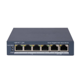 Switch Hikvision DS-3E1506P-EI/M, 4 porturi, PoE