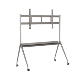 Stand Mobil Hikvision DS-D5ABKY2-B pentru Display-uri interactive, 86 inch, Silver Gray