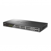 Switch D-Link DSS-200G-28MP, 24 porturi, PoE