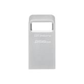 Memorie USB Kingston DataTraveler Micro, 256GB, USB 3.0, Silver