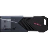 Stick memorie Kingston DataTraveler Exodia Onyx, 64 GB, USB 3.0, Black