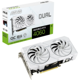 Placa video ASUS nVidia GeForce RTX 4060 DUAL EVO OC WHITE 8GB, GDDR6, 128bit