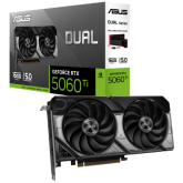 Placa video ASUS nVidia GeForce RTX 5060 Ti DUAL 16GB, GDDR7, 128 bit