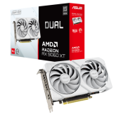 Placa video ASUS AMD Radeon RX 9060 XT DUAL White Edition 16GB, GDDR6, 128 bit