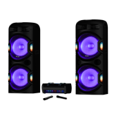 Boxe Akai Dual Speaker Y5, RGB LED, Bluetooth, Black