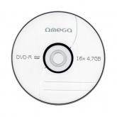 DVD-R Omega 16x, 4.7GB, 1buc, Plic hartie