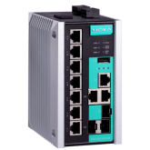 Switch Moxa EDS-510E-3GTXSFP-T, 7 porturi