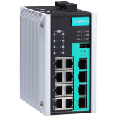 Switch Moxa EDS-G512E-8POE-4GSFP, 8 porturi, PoE