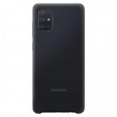 Protectie pentru spate Samsung Silicon pentru Galaxy A71 (2020), Black