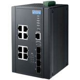 Switch Advantech EKI-7712G-4FMPI-AE, 8 porturi, PoE