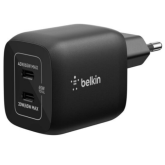 Incarcator retea Belkin ENA007KQBK, 2 x USB-C, 65W, Black