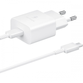 Incarcator retea Samsung EP-T1510XWEGEU, 2A, White + Cablu USB-C