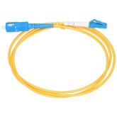 Patch Cord FO Extralink EX.12288, LC/UPC - SC/UPC, Single-mode, 1 m, Yellow