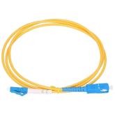 Patch Cord FO Extralink EX.12318, LC/UPC - SC/UPC, Single-mode, 3 m, Yellow