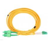 Patchcord Extralink EX.1353 Single Mode, LC/APC-LC/APC, 5m, Yellow