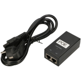 Injector PoE Extralink EX.14190, 48 V, 24 W, Black