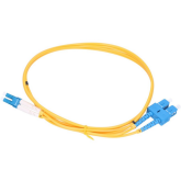 Patch Cord FO Extralink EX.1742, SC/UPC - LC/UPC, Single-mode, 1 m, Yellow