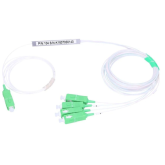 Patch Cord FO Extralink EX.3470, SC/APC - 4 x SC/APC, 1 m, White