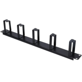 Organizator cabluri Extralink EX.8680, 1U, 19 inch, Black