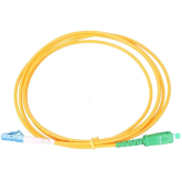 Patch Cord FO Extralink EX.9229, SC/APC - LC/UPC, Single-mode, 10 m, Yellow