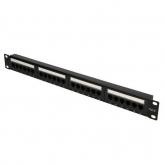 Patch Panel Extralink EX.9816 V2, 19inch, 1U, 24 porturi, Cat6, UTP, Black