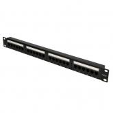 Patch Panel Extralink EX.9816 V2, 19inch, 24 porturi, Black