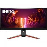 Monitor LED Curbat BenQ MOBIUZ EX3410R, 34inch, 3440x1440, 1ms, Black-Silver