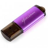 Memorie USB Exceleram A3 64GB, USB 2.0, Purple