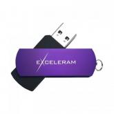 Memorie USB Exceleram P2 32GB, USB 3.0, Grape-Black