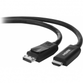 Cablu Belkin F2CD001B06-E, DisplayPort male - HDMI male, 1.8m, Black