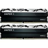 Kit Memorie G.Skill SNIPER X Series Urban Camo Intel XMP 2.0 16GB, DDR4-2666MHz, CL19, Dual Channel