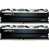 Kit Memorie G.Skill SNIPER X Series Urban Camo Intel XMP 2.0 16GB, DDR4-2666MHz, CL19, Dual Channel