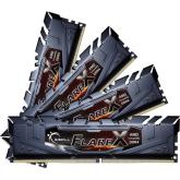 Kit Memorie G.Skill RAM Flare X series Intel XMP 2.0, 32GB, DDR4-2933MHz, CL14, Quad Channel