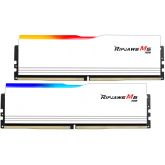 Kit Memorie G.Skill Ripjaws M5 RGB White Intel XMP 3.0 32GB, DDR5-5200MHz, CL40, Dual Channel