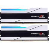 Kit Memorie G.Skill Trident Z5 Neo RGB White AMD EXPO 32GB, DDR5-6000Mhz, CL28, Dual Channel