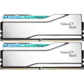Kit Memorie G.Skill Trident Z5 Royal RGB Silver Intel XMP 3.0 64GB, DDR5-6000 MHz, CL 28, Dual Channel