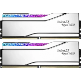 Kit Memorie G.Skill Trident Z5 Royal NEO RGB Silver AMD EXPO, 32GB, DDR5-6400MHz, CL30, Dual Channel