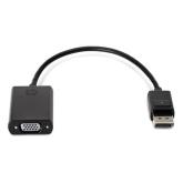 Adaptor HP F7W97AA, DisplayPort - VGA, Black