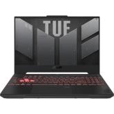 Laptop ASUS Gaming TUF A15 FA507NVR-LP097, AMD Ryzen 7 7435HS, 15.6inch, RAM 16GB, SSD 512GB, nVidia GeForce RTX 4060 8GB, No OS, Mecha Gray