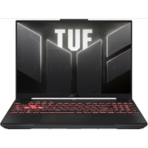 Laptop ASUS TUF Gaming A16 (2025) FA607NUG-RL157, AMD Ryzen 7 7445HS, 16 inch, RAM 32GB, SSD 512GB, nVidia GeForce RTX 4050 6GB, No OS, Mecha Gray