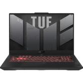 Laptop ASUS TUF Gaming A17 FA707NUG-HX158, AMD Ryzen 7 7445HS, 17.3 inch, RAM 16GB, SSD 512, nVidia GeForce RTX 4050 6GB, No OS, Mecha Gray