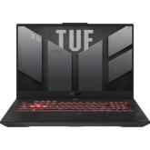 Laptop ASUS TUF Gaming A17 (2023) FA707NUG-HX180, AMD Ryzen 7 7445HS, 17.3 inch, RAM 16GB, SSD 1TB, nVidia GeForce RTX 4050 6GB, No OS, Mecha Grey