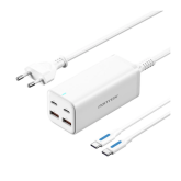 Incarcator retea Vention 4FBSWG-EU, 4 x USB-C, 100 W, White